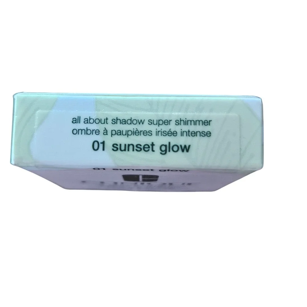 Clinique All About Shadow Super Shimmer 01 Sunset Glow Eyeshadow 0.07oz New